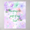 Spring Flowers Poster wall art 