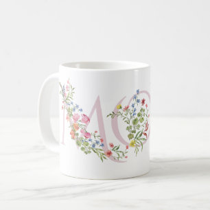 Spring Flowers Pretty Pink MOM Mother's Day Coffee Mug