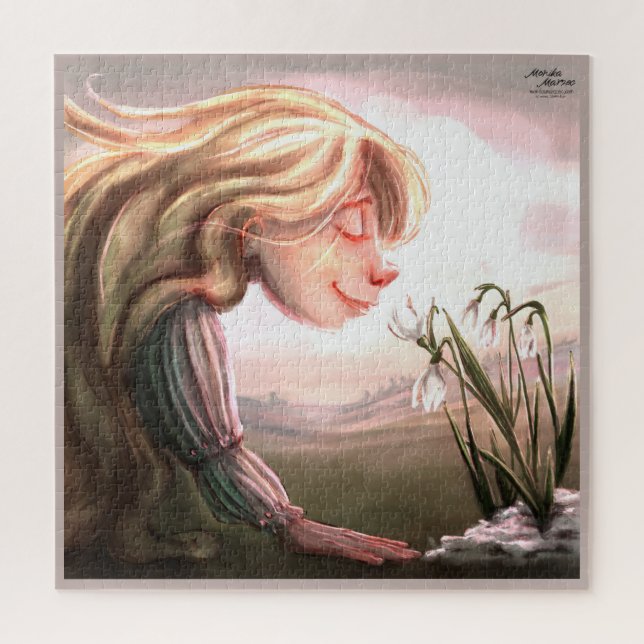 Spring flowers puzzle (Vertical)