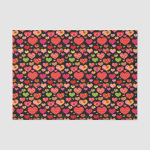 Spring Flowers Rainbow Love Hearts Tissue Paper