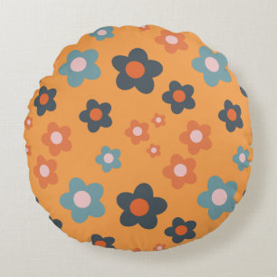 Spring Flowers Round Cushion
