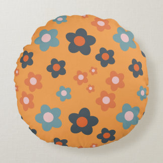 Spring Flowers Round Cushion