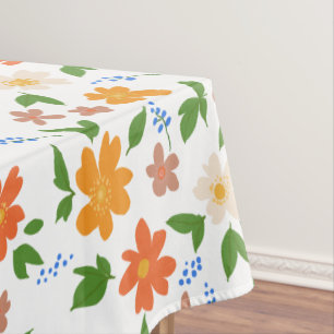 Spring flowers tablecloth