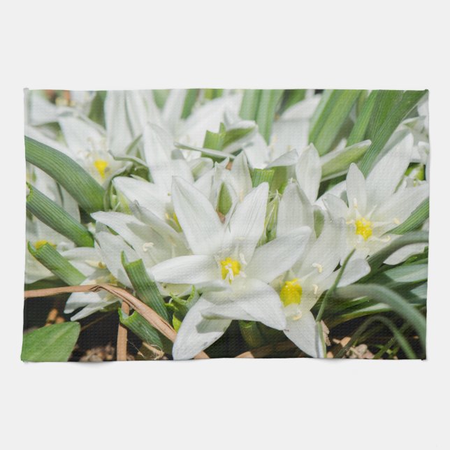 Spring flowers tea towel (Horizontal)