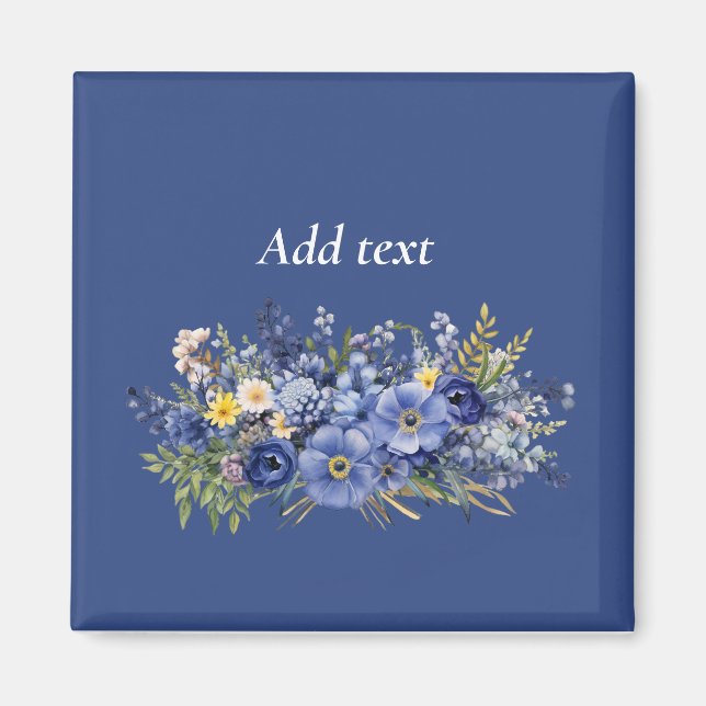 Spring flowers, TEMPLATE, Magnet (Front)