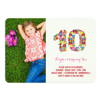 10Th Birthday Invitation For Girl 8
