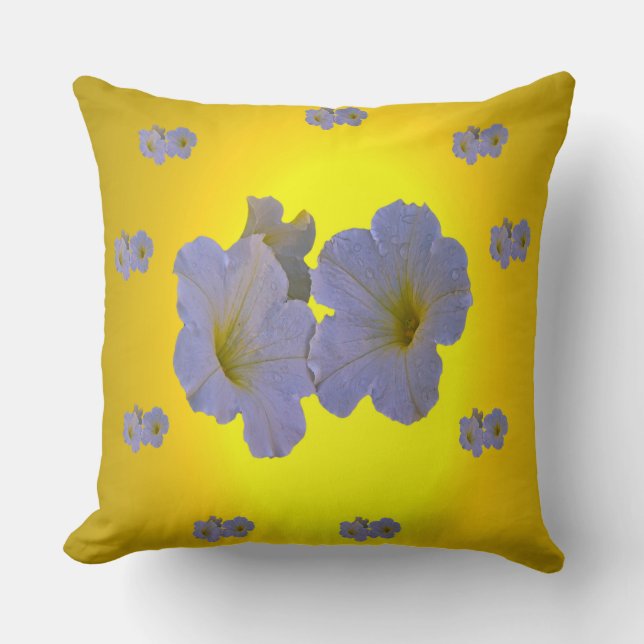 Spring Flowers Throw Pillows (Front)
