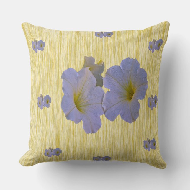 Spring Flowers Throw Pillows (Front)