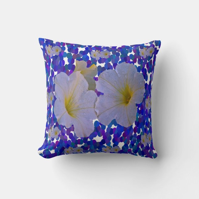 Spring Flowers Throw Pillows. Cushion (Front)