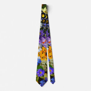 Spring Flowers Tie