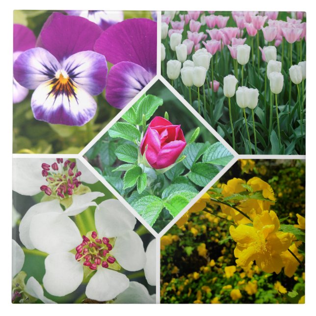 Spring Flowers Tile (Front)
