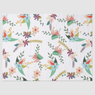 spring flowers tissue paper