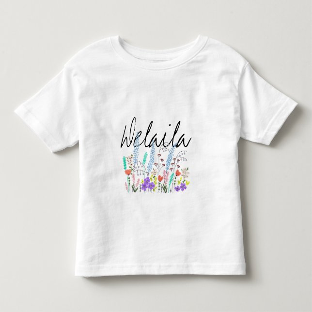 Spring flowers toddler Tshirt (Front)