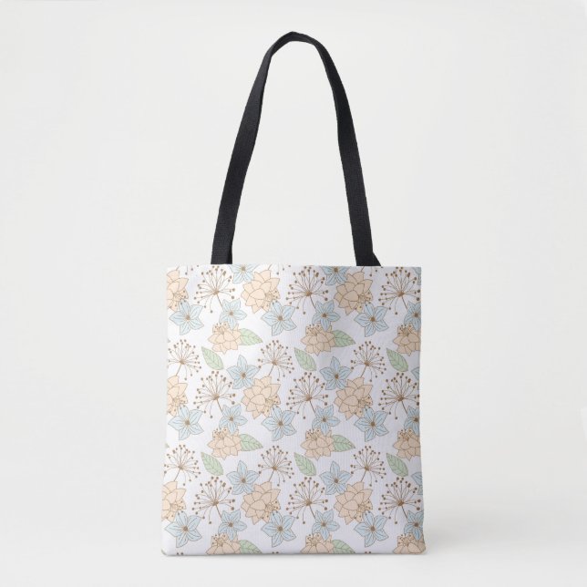 spring flowers tote bag (Front)
