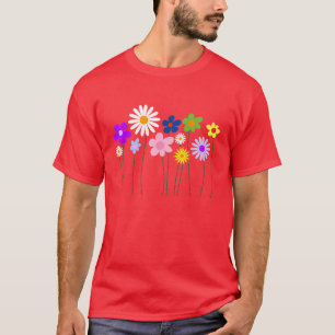 spring flowers tshirt
