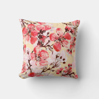 Spring Flowers U Pattern Cushion