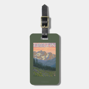 Spring Flowers- Vintage Travel Poster Luggage Tag