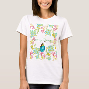 Spring flowers watercolor T-Shirt