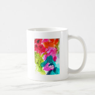Spring Flowers watercolour abstract art Coffee Mug