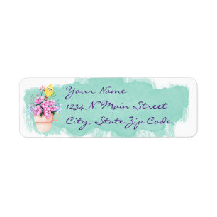 Spring Flowers With A Yellow Bird