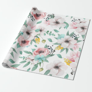 Spring Flowers Wrapping Paper