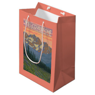 Spring Flowers - Yellowstone National Park Medium Gift Bag