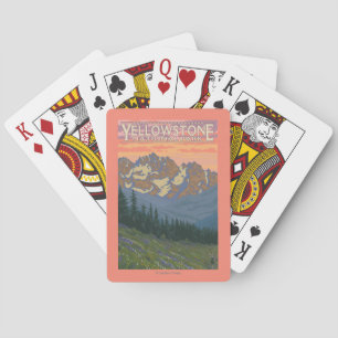 Spring Flowers - Yellowstone National Park Playing Cards
