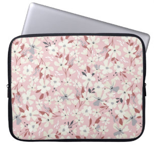 Spring flowery pattern. Seamless floral background Laptop Sleeve
