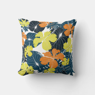 Spring Flowery: Vintage Floral Texture Cushion