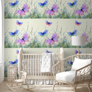Spring Flying Butterflies Wallpaper