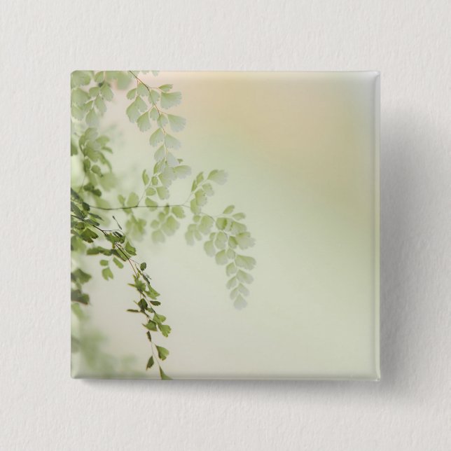 Spring Foliage 15 Cm Square Badge (Front)