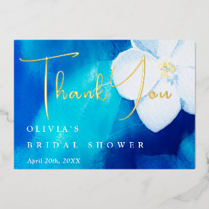 Spring Fondness Bridal Shower Thank You Card