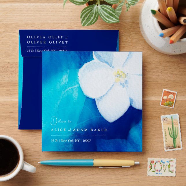 Spring Fondness Wedding  Envelope (Desk)