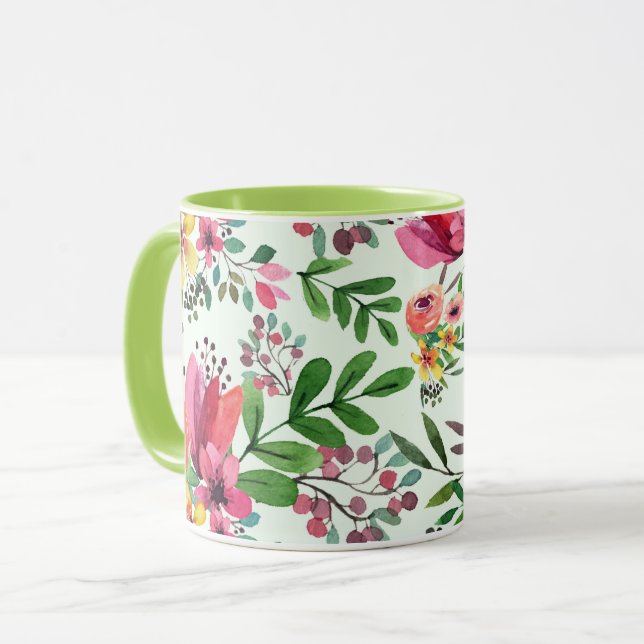 Spring Foraging for Florals Mug (Front Left)