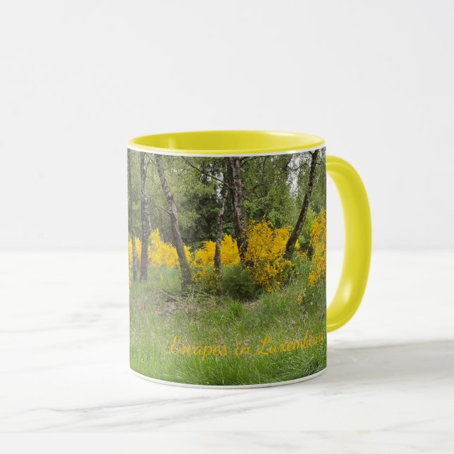 Spring forest in Luxembourg travel Mug (Front Right)