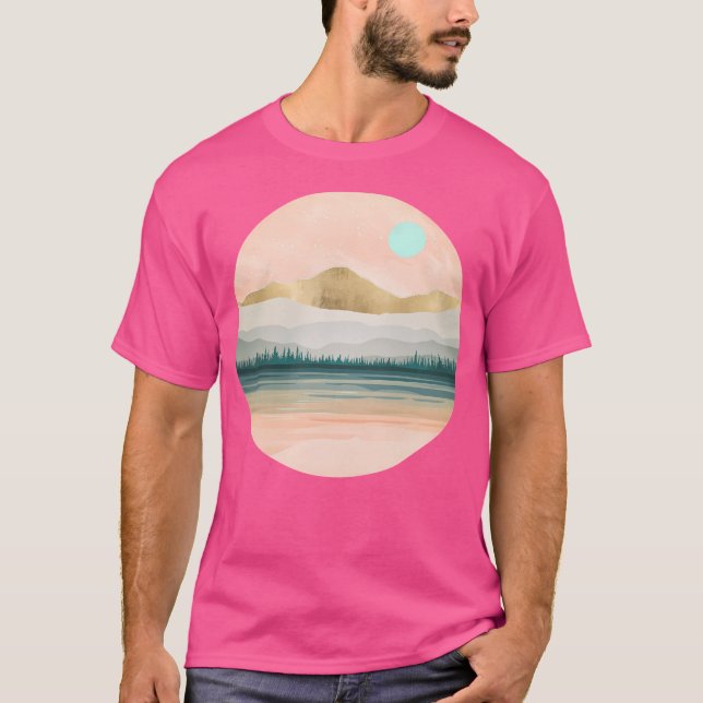 Spring Forest Lake T-Shirt (Front)