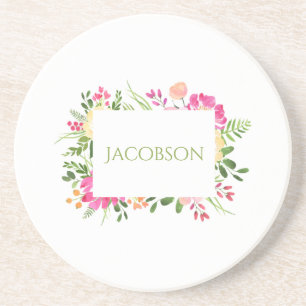 Spring Frame: Custom Sandstone Coaster
