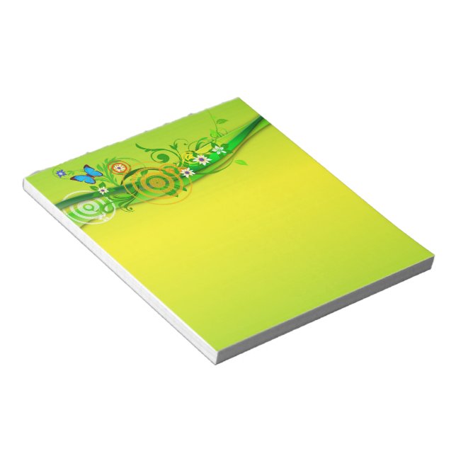 Spring Frolic Notepad (Angled)