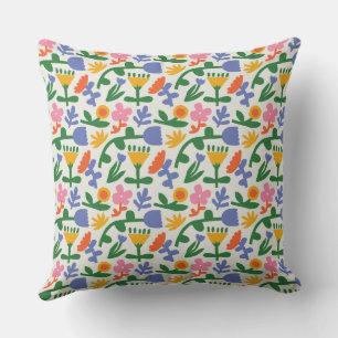 Spring Fun Floral  Cushion