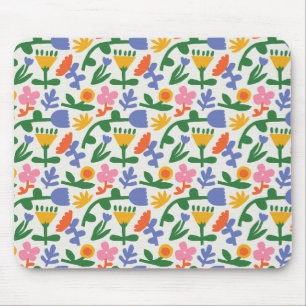 Spring Fun Floral Mouse Mat