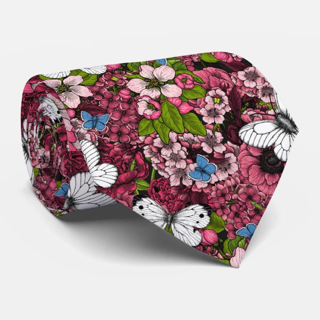 Spring garden 2 tie (Rolled)