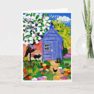 'Spring Garden' Birthday Card