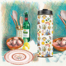 Spring Garden Butterfly Rainbow Sunshine Greenery 