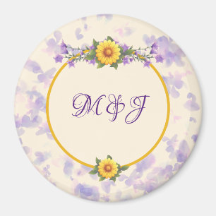 Spring Garden Collection Cream Magnet