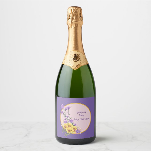 Spring Garden Collection  Sparkling Wine Label (Front)