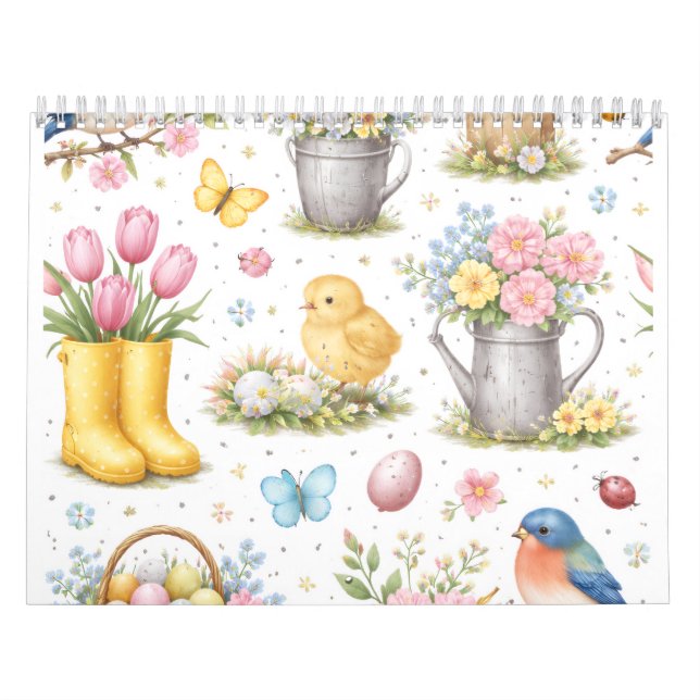 Spring Garden Easter  Calendar (Cover)