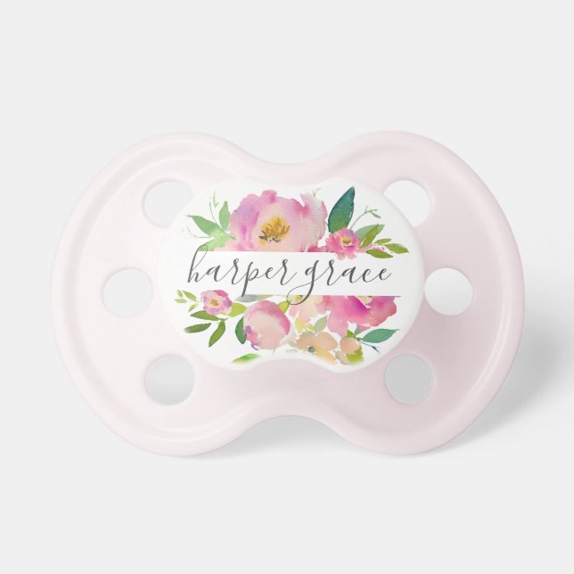 Spring Garden Floral Monogram Dummy (Front)