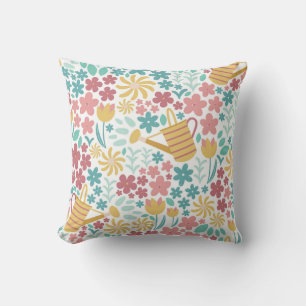 Spring Garden Floral Pattern Cushion