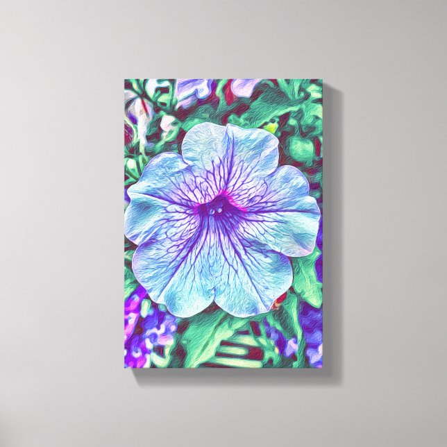 Spring garden flowers  canvas print (Front)