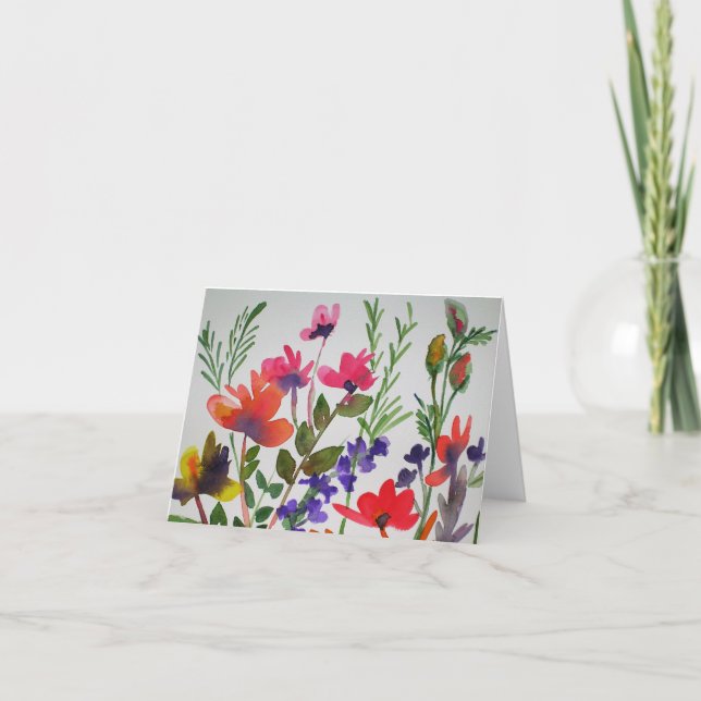 Spring Garden - Greeting Card (Front)